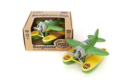Green Toys Seaplane Bath Toy, 22.86cm (9in) L x 25.4cm (10in) H | BPA-Free, Phthalate-Free Floatplane for Pincer Grip thumbnail 5