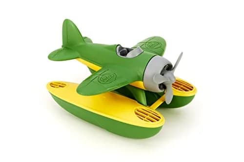 Green Toys Seaplane Bath Toy, 22.86cm (9in) L x 25.4cm (10in) H | BPA-Free, Phthalate-Free Floatplane for Pincer Grip thumbnail 3