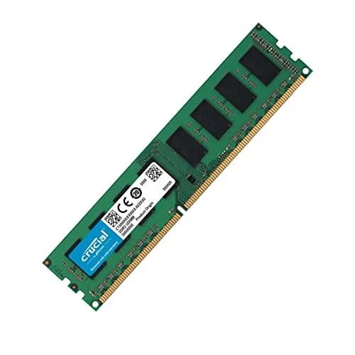Crucial 8GB DDR3L PC3-12800 UDIMM 1600MHz CL11 1.35V Desktop Memory Module | CT102464BD160B thumbnail 1