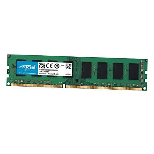 Crucial 8GB DDR3L PC3-12800 UDIMM 1600MHz CL11 1.35V Desktop Memory Module | CT102464BD160B thumbnail 3