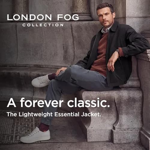 London Fog Men's Auburn Zip-Front Golf Jacket 4X-Large Big | Wind & Water Resistant thumbnail 4