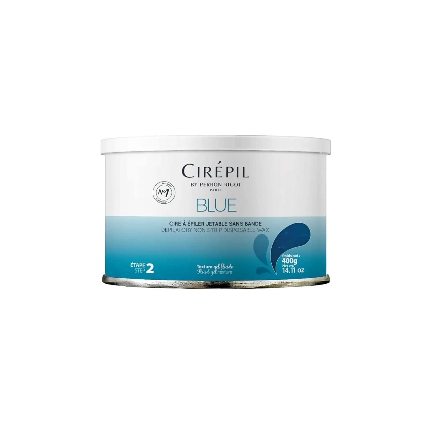 Cirepil Blue Stripless Hard Wax 400g (14.11oz) | Professional Salon-Quality Hair Removal for All Skin Types - main product image
