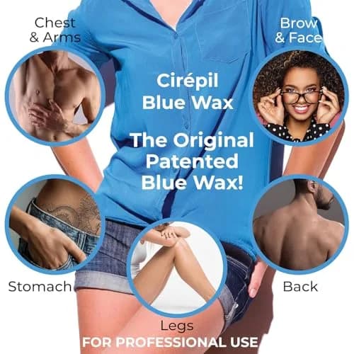 Cirepil Blue Stripless Hard Wax 400g (14.11oz) | Professional Salon-Quality Hair Removal for All Skin Types thumbnail 2
