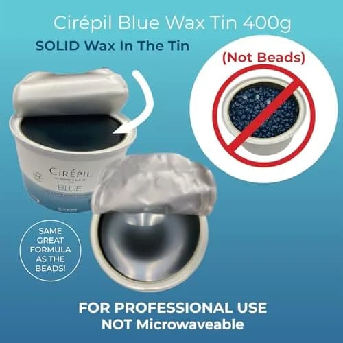 Cirepil Blue Stripless Hard Wax 400g (14.11oz) | Professional Salon-Quality Hair Removal for All Skin Types thumbnail 3