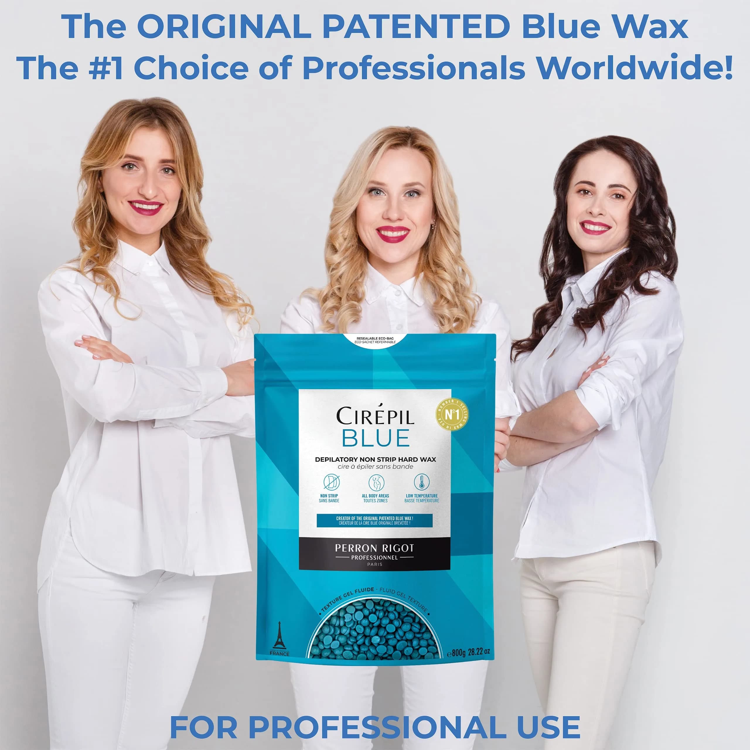 Cirepil Blue Stripless Hard Wax Beads 800g (28.22oz) | Professional Hair Removal for Face, Bikini & Body - view 7