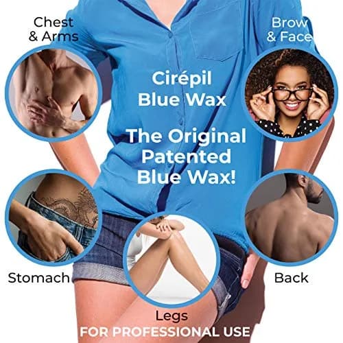 Cirepil Blue Stripless Hard Wax Beads 800g (28.22oz) | Professional Hair Removal for Face, Bikini & Body thumbnail 3