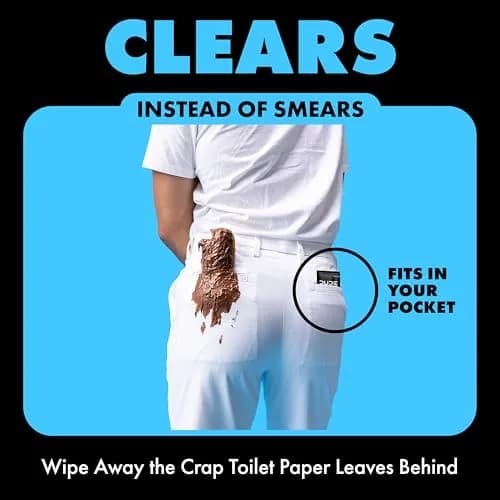 DUDE Wipes On-The-Go Unscented Adult Flushable Travel Wipes 30 Count | Plant-Based & Septic-Safe thumbnail 6