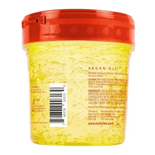 Eco Style Moroccan Argan Oil Styling Gel 236ml (8 oz) | Maximum Hold & Shine thumbnail 6