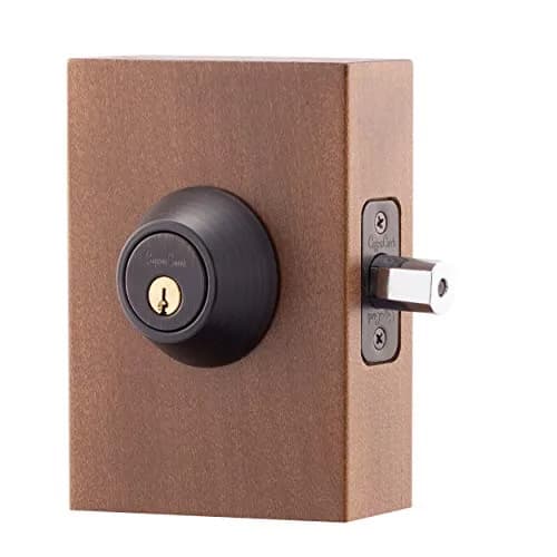 Copper Creek Deadbolt Single Cylinder in Tuscan Bronze | ANSI Grade-3 Security thumbnail 2
