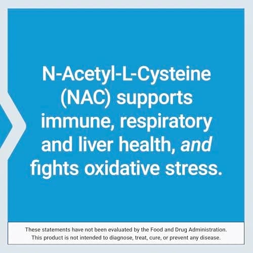 Life Extension N-Acetyl-L-Cysteine (NAC) 600 mg Capsules | Potent Antioxidant Support for Immune, Liver & Respiratory Health thumbnail 6
