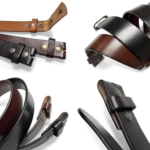 Belts.com Full Grain Leather Belt Strap 38mm (1.5") Wide, Size 40 | Genuine Leather, Vintage Finish, Interchangeable Buckle thumbnail 5