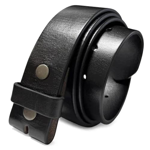 Belts.com Full Grain Leather Belt Strap 38mm (1.5") Wide, Size 40 | Genuine Leather, Vintage Finish, Interchangeable Buckle thumbnail 1