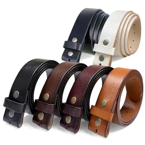 Belts.com Full Grain Leather Belt Strap 38mm (1.5") Wide, Size 40 | Genuine Leather, Vintage Finish, Interchangeable Buckle thumbnail 2