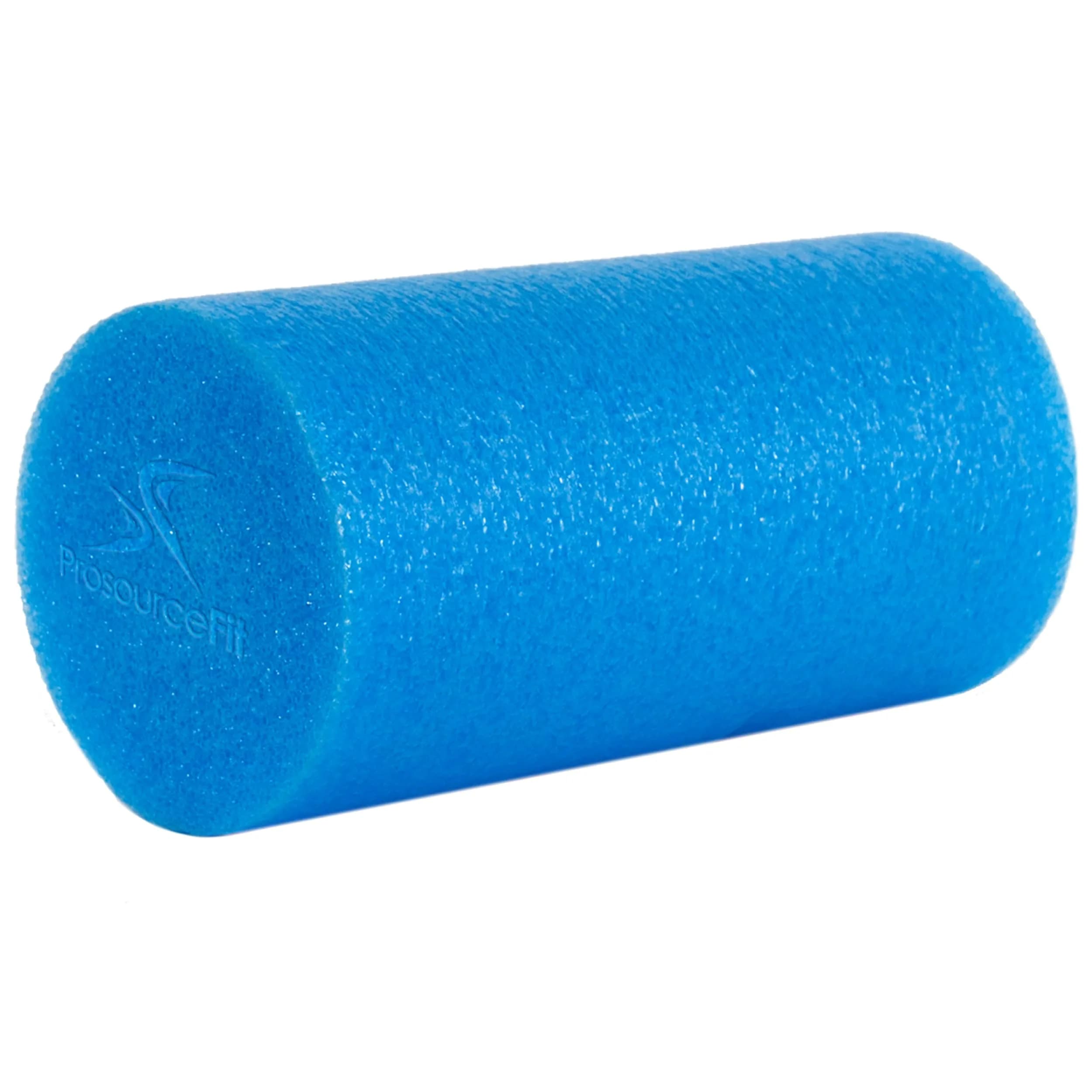 ProsourceFit Flex Foam Roller for Muscle Massage & Balance Exercises, 30.48cm x 15.24cm (12"x6") Blue | Firm EPE Foam for Core Strength & Recovery — Blue 12"x6"