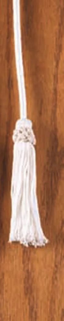 Christian Brands Tassel Belt 158-inch White | Formal Tassel Accessory for Unisex Adults — White