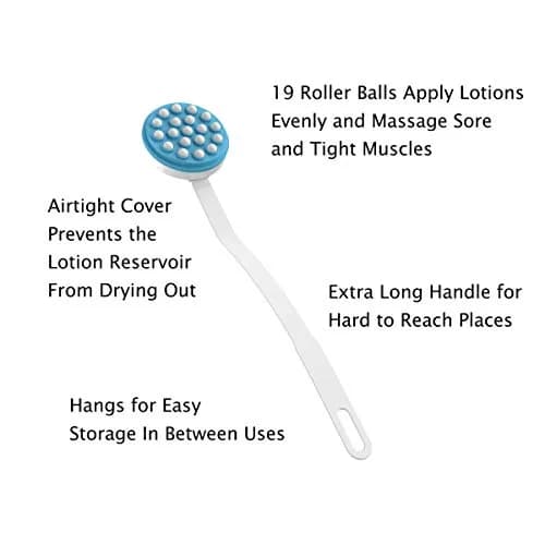 Remedy Roll-a-lotion Applicator- 2 Pack | 19 Massage Rollers for Easy Application & Massage thumbnail 3