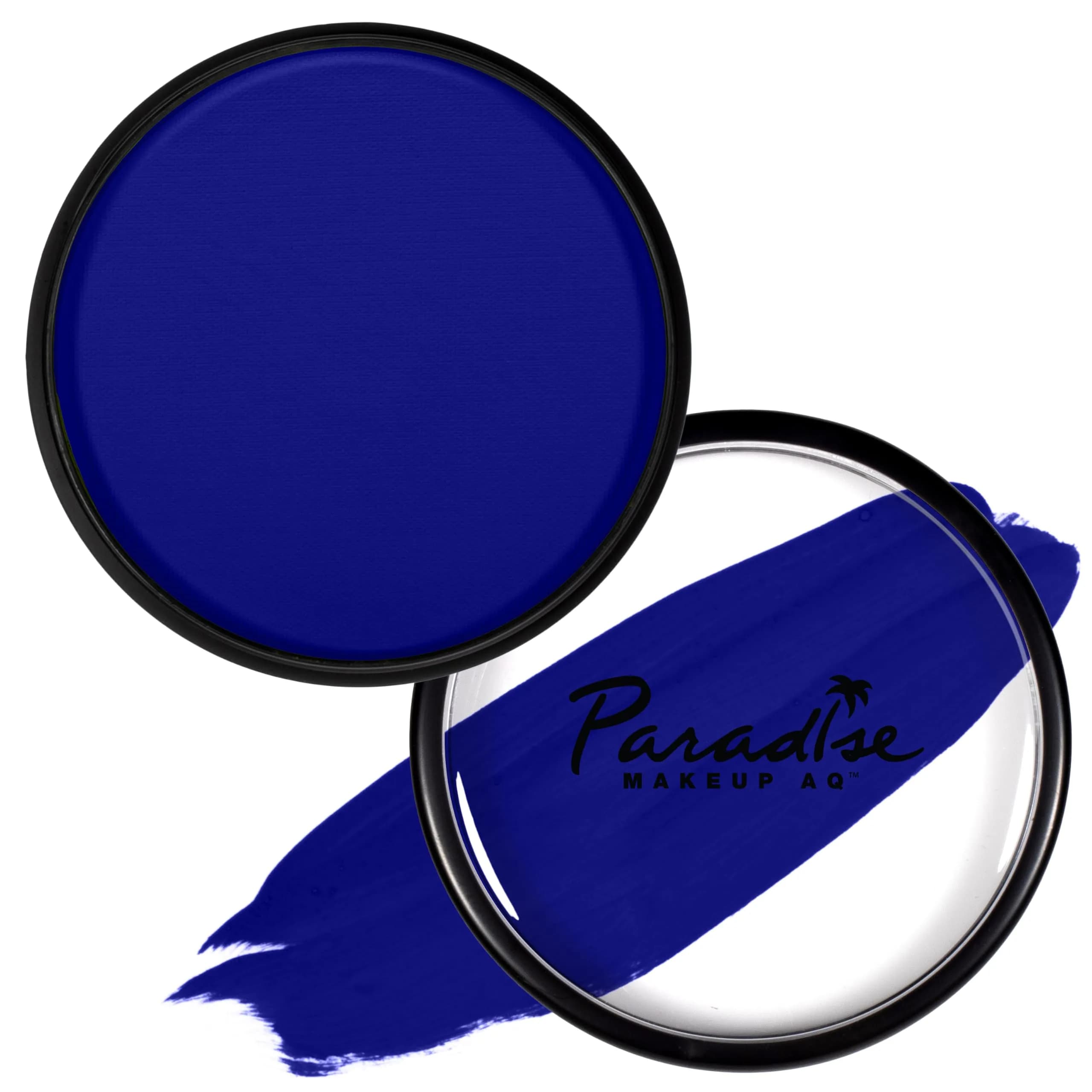 Mehron Makeup Paradise AQ - DARK BLUE | Water-Activated Face & Body Paint, 1.16 oz, Vibrant & Long-Lasting — Dark Blue