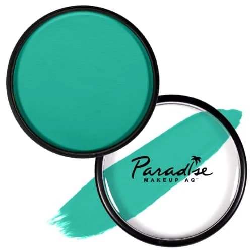 Mehron Makeup Paradise AQ - TEAL | Water-Activated Face & Body Paint, 1.16 Oz, Vibrant & Easy to Blend - main product image