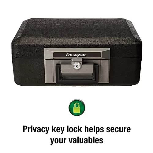 SentrySafe Fireproof Safe Box 1160 with Key Lock, 0.25 cu. ft. (7 L) | UL Classified Fire Endurance thumbnail 4
