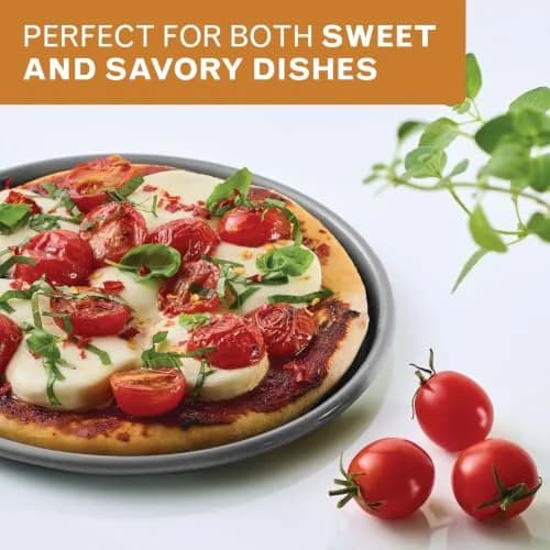 Farberware Gray Bakeware Steel Nonstick Toaster Oven Pan Set 4-Piece Baking Set 18cm (7.1in) x 18cm (7.1in) | Durable & Warp-Resistant thumbnail 6