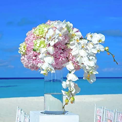 WGVI Clear Cylinder Vase 180 mm (7") x 500 mm (20") | Handcrafted Glassware for Events & Home Decor thumbnail 5