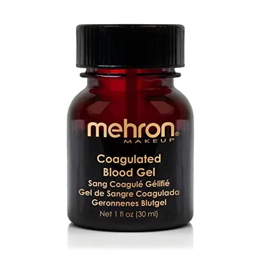 Mehron Makeup Coagulated Blood Gel 30ml (1 Fl Oz) | Realistic Fake Scab Blood for SFX thumbnail 1