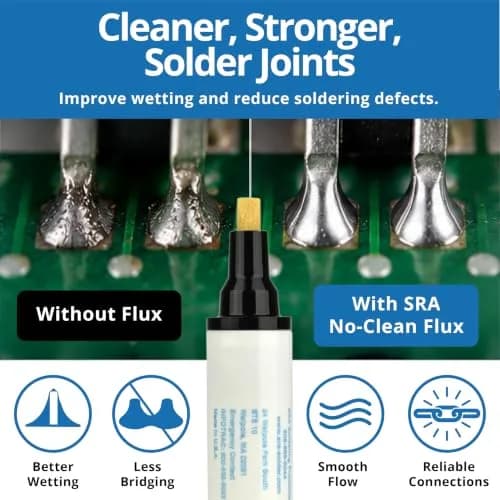 SRA #312 Soldering Flux Pen No-Clean 10ml | Refillable, Environmentally Friendly, RoHS Compliant thumbnail 3