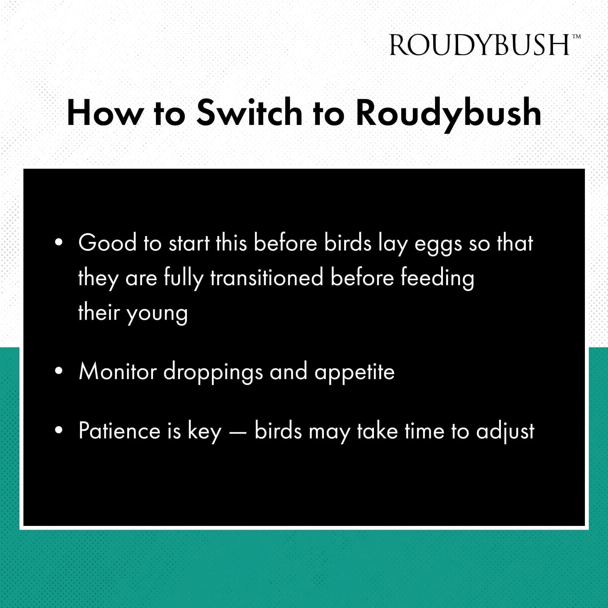 RoudyBush Daily Maintenance Bird Food Mini Pellets 227g (8 oz) | Formulated by Avian Nutritionist - view 7
