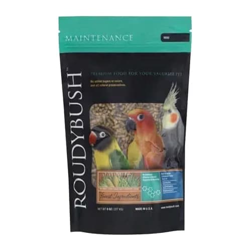 RoudyBush Daily Maintenance Bird Food Mini Pellets 227g (8 oz) | Formulated by Avian Nutritionist thumbnail 1