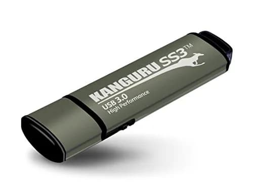 Kanguru SS3 64GB USB 3.0 Flash Drive with Write Protect Switch | 400MB/s Read Speed thumbnail 1