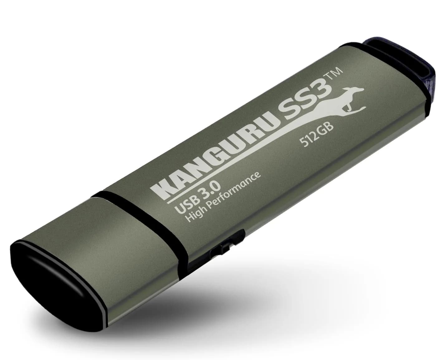 Kanguru SS3 32GB USB 3.0 Flash Drive with Write Protect Switch | 400MB/s Read, 300MB/s Write — 32GB