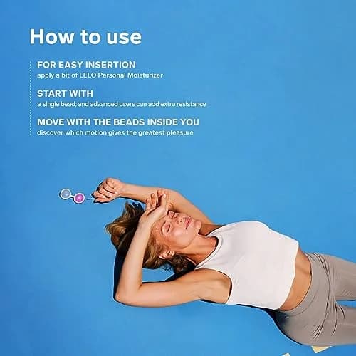 LELO Beads Mini - Small Kegel Balls (4-Pack) | Pelvic Floor Trainer for Beginners thumbnail 5