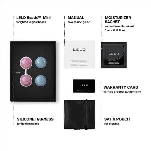 LELO Beads Mini - Small Kegel Balls (4-Pack) | Pelvic Floor Trainer for Beginners thumbnail 2