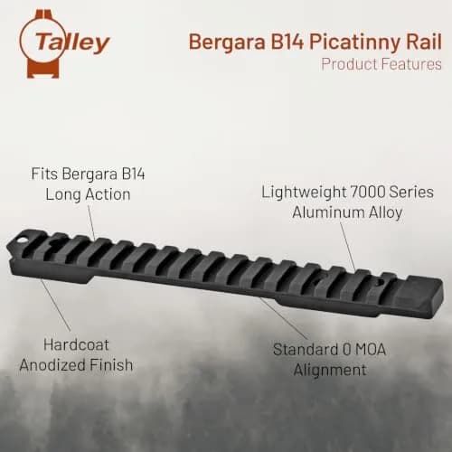 Talley PL0252700 Bergara B14 Long Action Height | Precision Picatinny Rail for Long-Range Shooting thumbnail 6