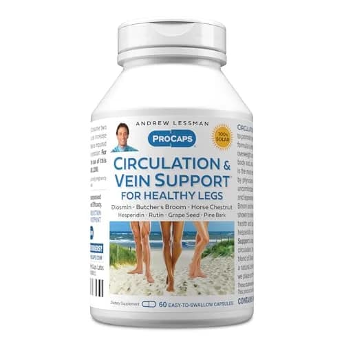 ANDREW LESSMAN ProCaps Circulation & Vein Support 60 Capsules | Supports Healthy Legs & Veins thumbnail 1