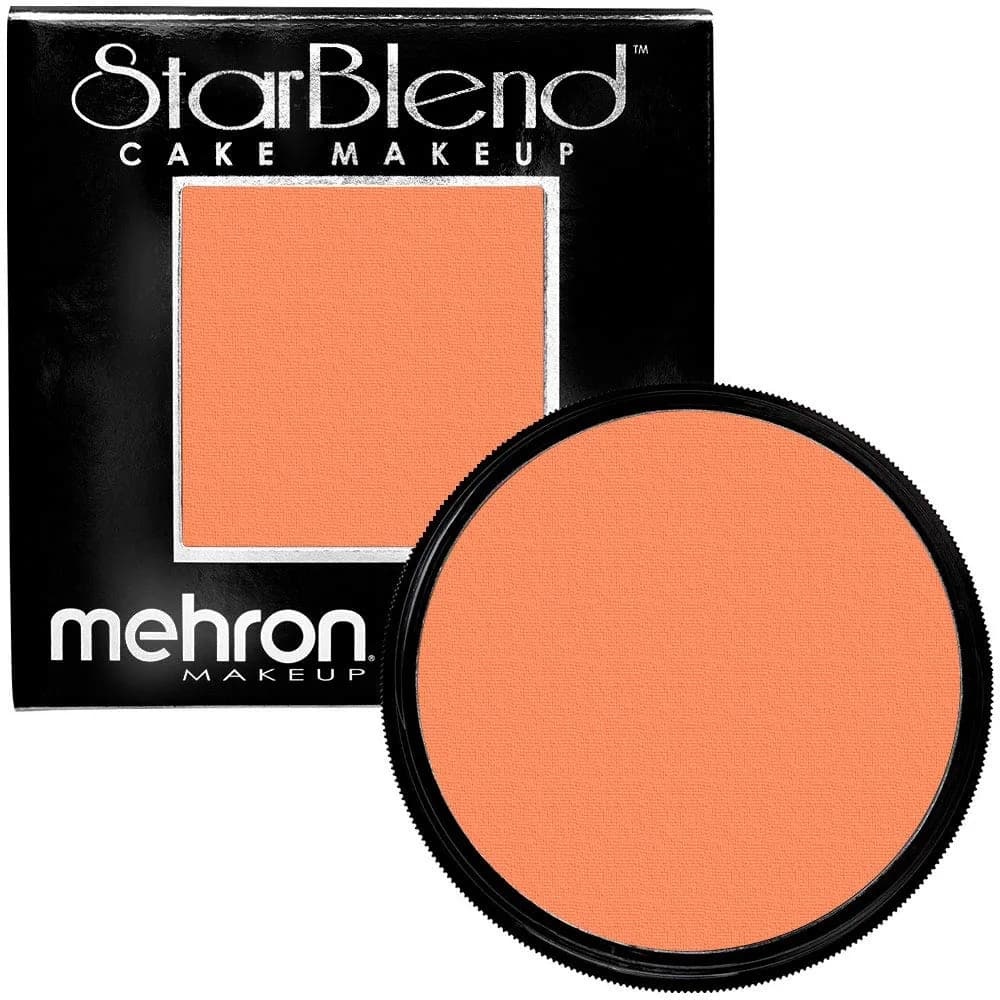 Mehron Makeup StarBlend - ORANGE | Full Coverage Wet/Dry Face Paint for Stage & Cosplay