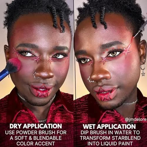 Mehron Makeup StarBlend - ORANGE | Full Coverage Wet/Dry Face Paint for Stage & Cosplay thumbnail 4