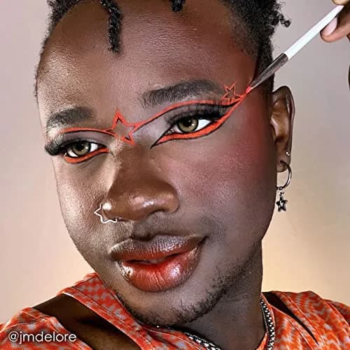 Mehron Makeup StarBlend - ORANGE | Full Coverage Wet/Dry Face Paint for Stage & Cosplay thumbnail 2