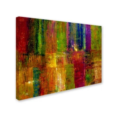 Trademark Fine Art Color Panel Abstract Canvas Art by Michelle Calkins, 14 x 19-Inch | Contemporary Abstract Wall Art thumbnail 3