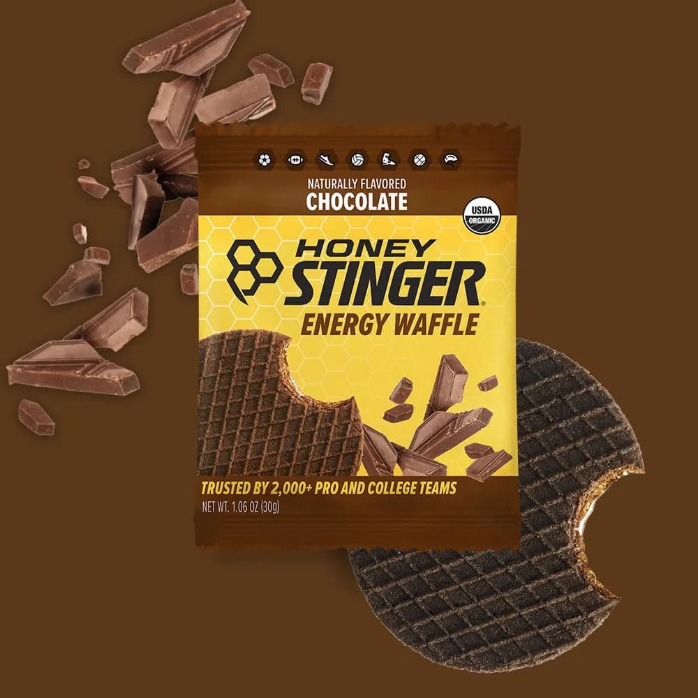 Honey Stinger Organic Chocolate Waffle Energy Stroopwafel 16 Count (454g/16oz) | USDA Organic Fuel for Exercise - view 4