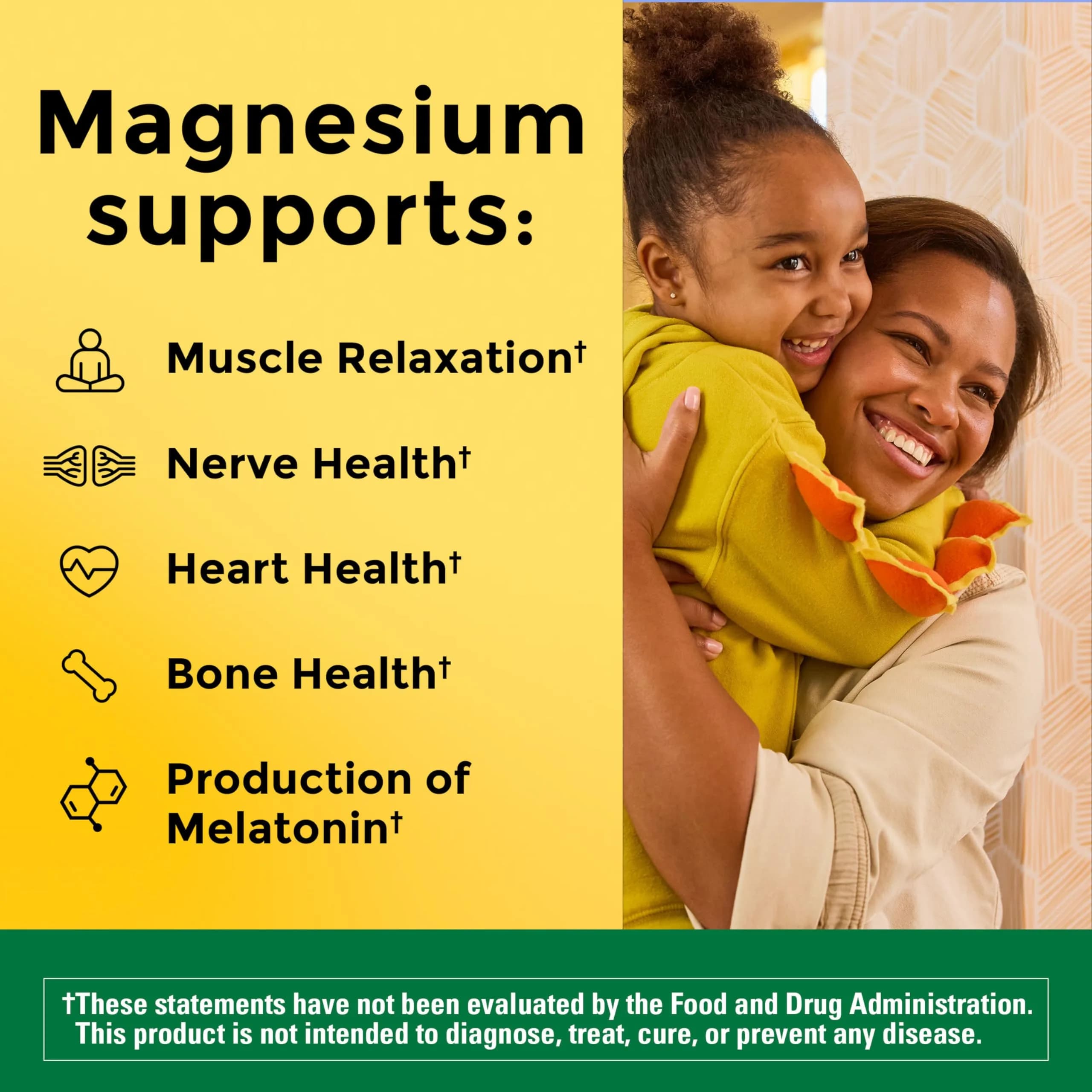 Nature Made Magnesium 250 mg Softgels, 90 Count (Pack of 1) | Supports Muscle Relaxation & Nerve Health - view 2