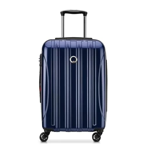 DELSEY PARIS Helium Aero 21 Inch Carry-On Luggage Blue Cobalt | Lightweight Polycarbonate Suitcase with TSA Lock thumbnail 1