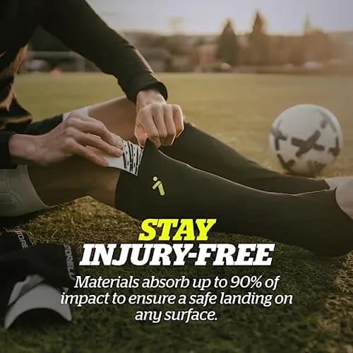 Storelli BodyShield Leg Guards | Impact Protection & UV-Resistant Soccer Sleeves, Medium thumbnail 3
