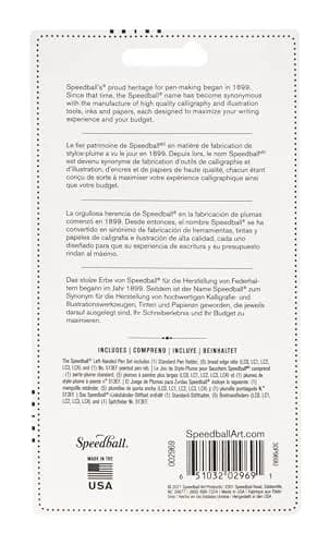 Speedball C-Series Lettering Pen Set Left-Handed with 6 Nibs | Calligraphy & Script Art thumbnail 2