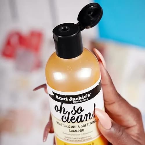 Aunt Jackie's Curls & Coils Oh So Clean Deep Moisturizing Shampoo 355ml | Enriched Shea Butter & Coconut Oil for Natural Curls thumbnail 5