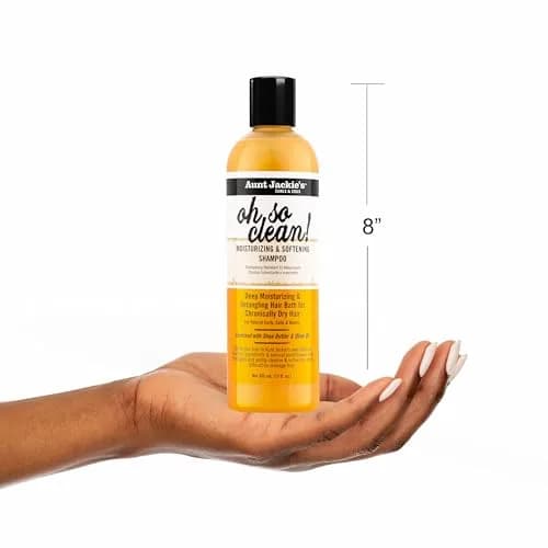 Aunt Jackie's Curls & Coils Oh So Clean Deep Moisturizing Shampoo 355ml | Enriched Shea Butter & Coconut Oil for Natural Curls thumbnail 6