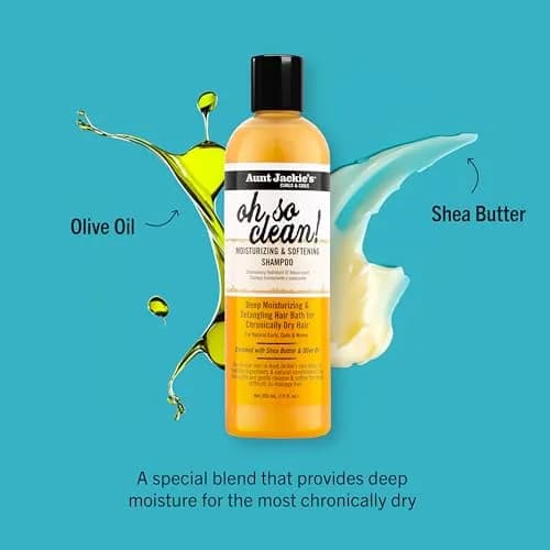 Aunt Jackie's Curls & Coils Oh So Clean Deep Moisturizing Shampoo 355ml | Enriched Shea Butter & Coconut Oil for Natural Curls thumbnail 2