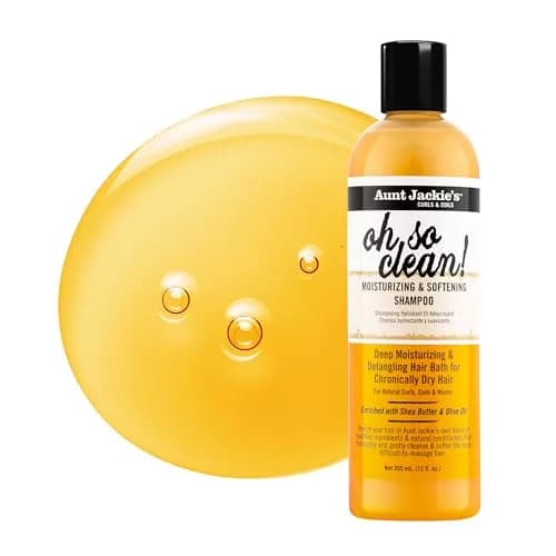 Aunt Jackie's Curls & Coils Oh So Clean Deep Moisturizing Shampoo 355ml | Enriched Shea Butter & Coconut Oil for Natural Curls thumbnail 4