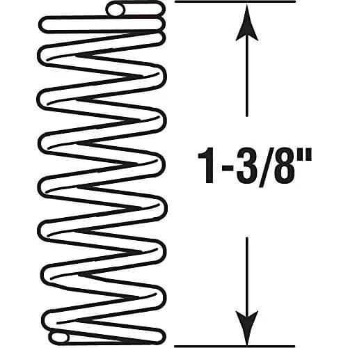 PRIME-LINE Compression Spring 3/16 in. x 1-3/8 in. | Durable Nickel-Plated Steel, 6 Pack thumbnail 2