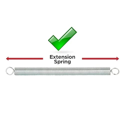 PRIME-LINE SP 9637 Extension Spring 12 Inch (30.48 cm) | Heavy Duty Spring Steel for Garage Doors & Appliances thumbnail 4